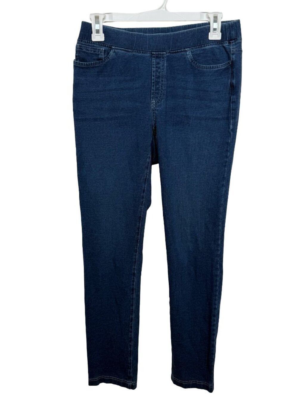 J Jill Pure Jill Pull On Denim Jeans Womens XS Blue Elastic Waist Stretch Casual